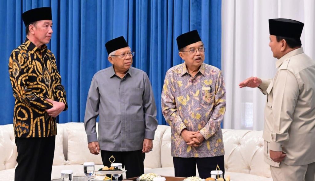 Prabowo kumpulkan mantan Presiden di Istana membahas perang timur tengah