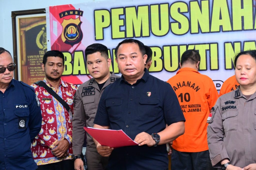 Direktur Reserse Narkoba Polda Jambi, Kombes Pol. Dewa Made Palguna