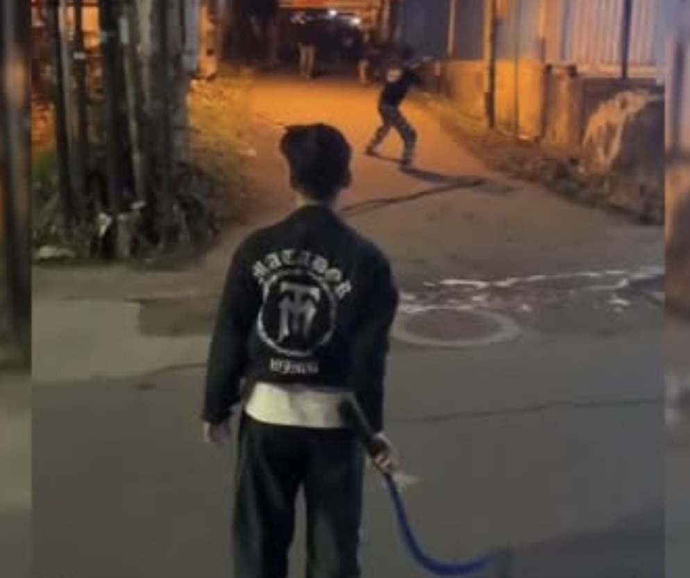 Sekelompok pemuda bawa celurit tantang warga Kecamatan Pasar, Kota Jambi