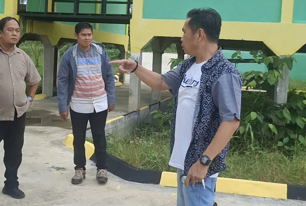Ketua Komisi III DPRD Kota Jambi, Umar Faruk tinjau SMPN 3