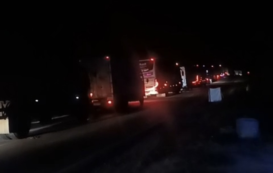 Macet total di Musi Banyuasin