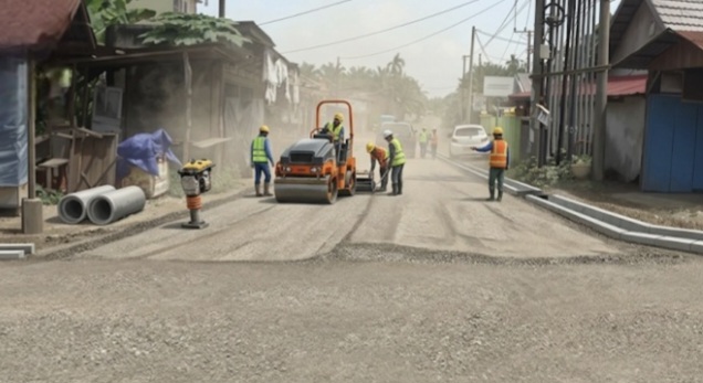 Ilustrasi perbaikan jalan Jepang, Kota Jambi
