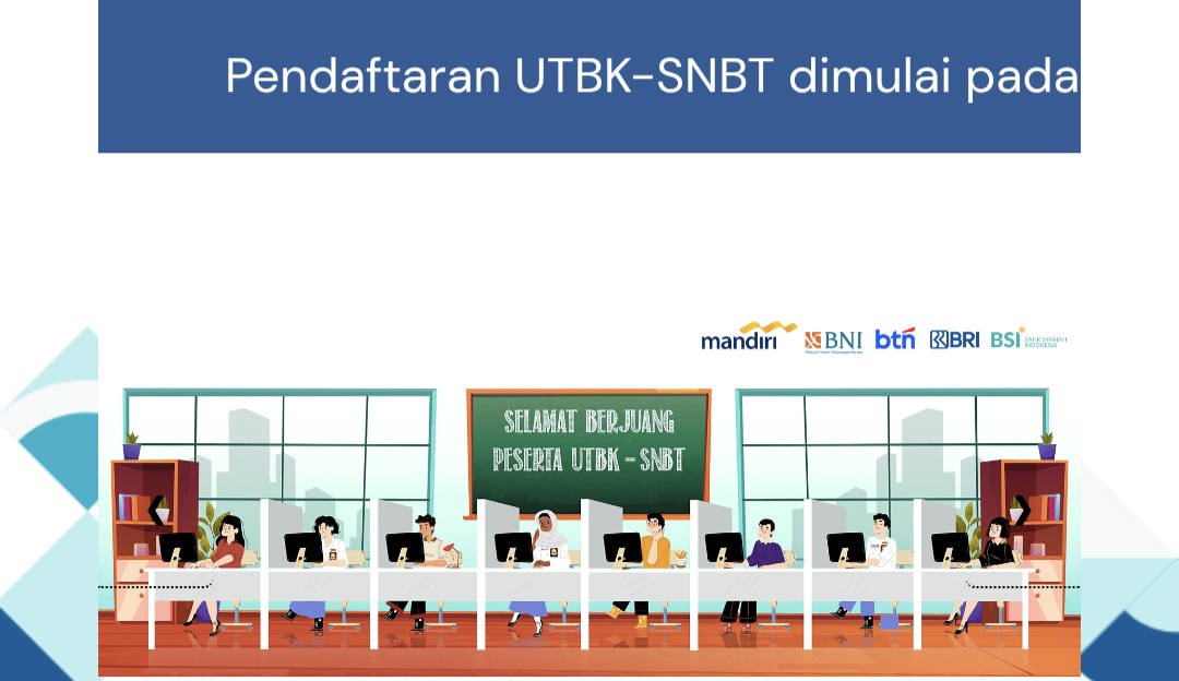 Pendaftaran UTBK-SNBT secara resmi dibuka