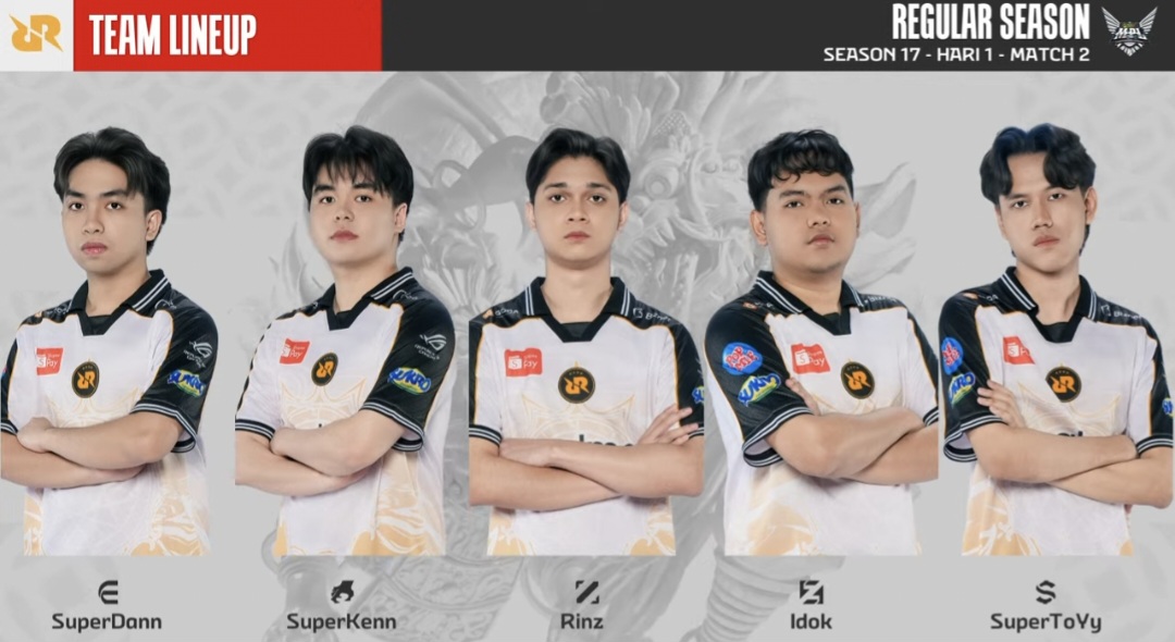 Skuad RRQ di MPL Indonesia 2026