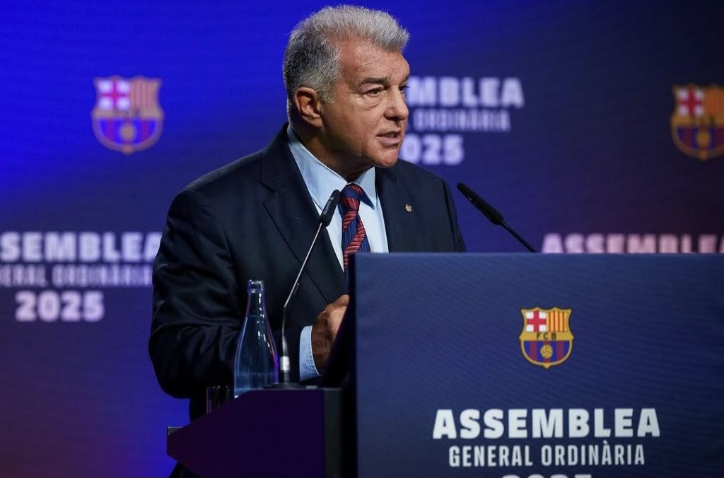 Presiden FC Barcelona, Laporta murka akibat cedera Raphinha