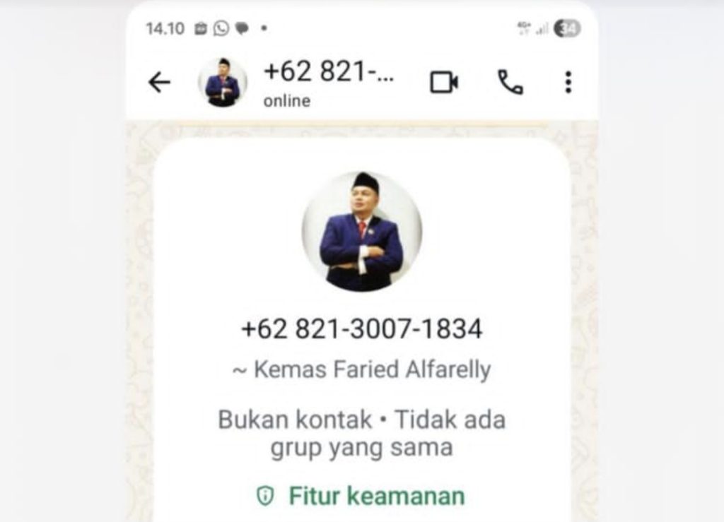 Modus penipuan menggunakan nama Ketua DPRD Kota Jambi