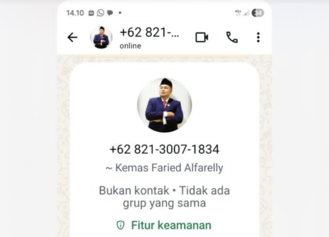 Modus penipuan menggunakan nama Ketua DPRD Kota Jambi