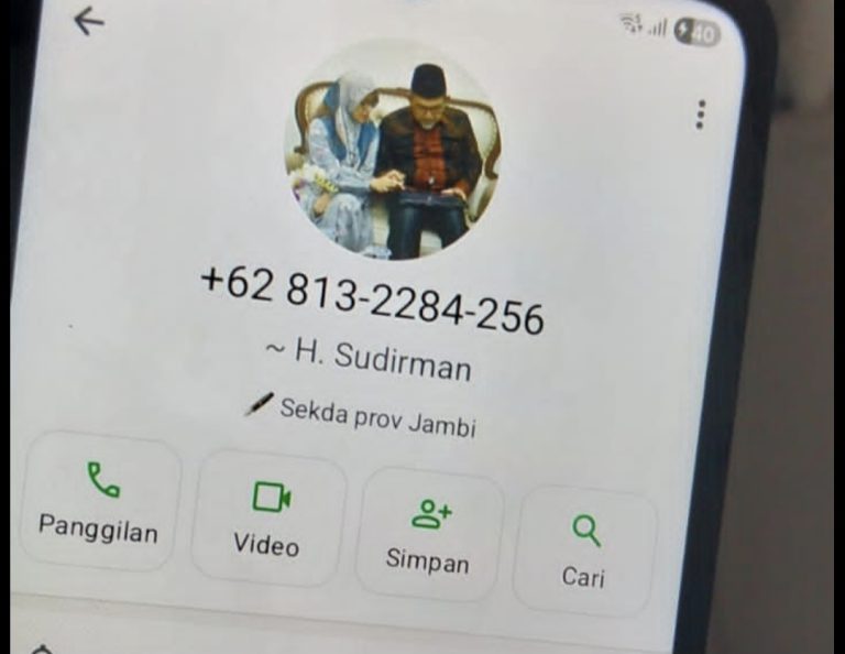 Penipuan mencatut nama Komisaris Utama Bank Jambi, Sudirman