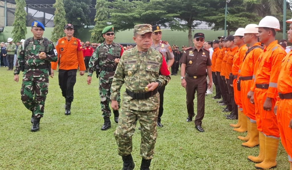 Gubernur Jambi, Al Haris cek kesiapan personil penanggulangan Karhutla 2026 di Provinsi Jambi
