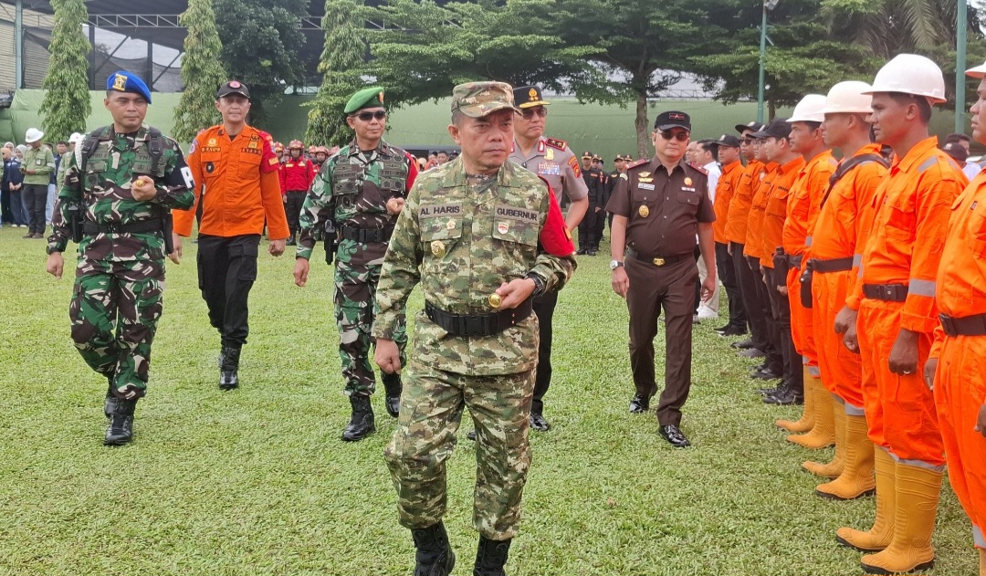 Gubernur Jambi, Al Haris cek kesiapan personil penanggulangan Karhutla 2026 di Provinsi Jambi