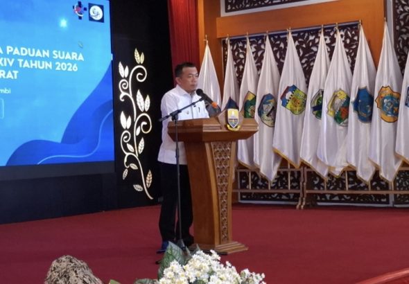 Gubernur Al Haris Lepas 83 Kontingen Pesparawi Nasional 2026