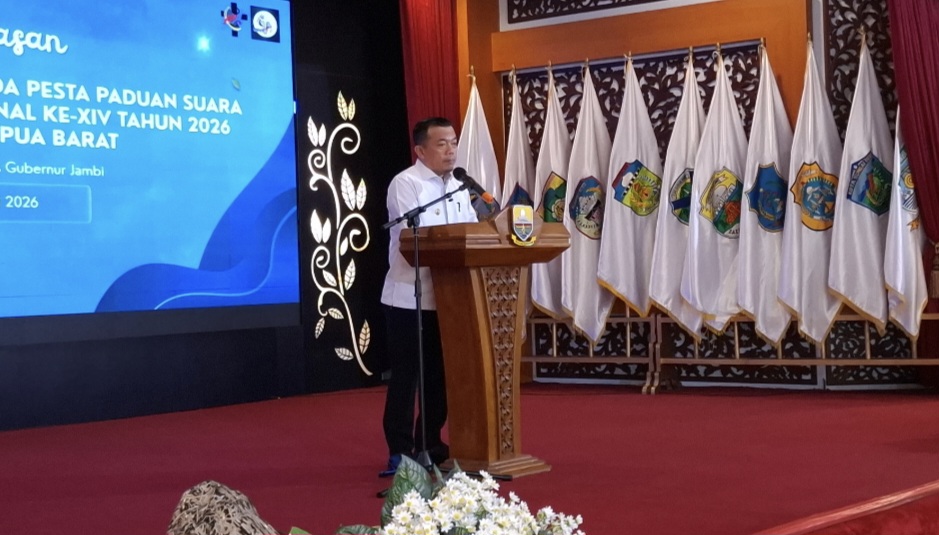 Gubernur Al Haris Lepas 83 Kontingen Pesparawi Nasional 2026
