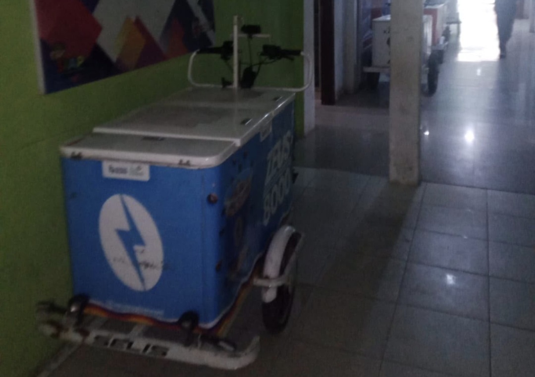 Gerobak Kopi Keliling di kantor Satpol PP Kota Jambi