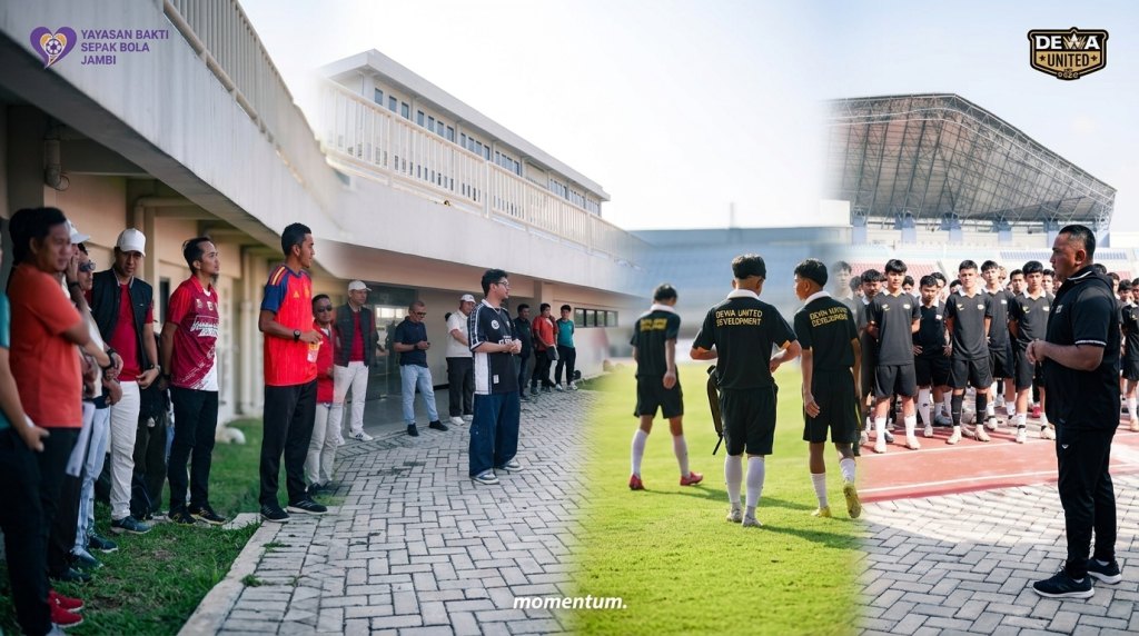 Yayasan Bakti Sepak Bola Jambi berkolaborasi dengan Dewa United Development sukses menyelenggarakan seleksi terbuka untuk talenta muda Jambi