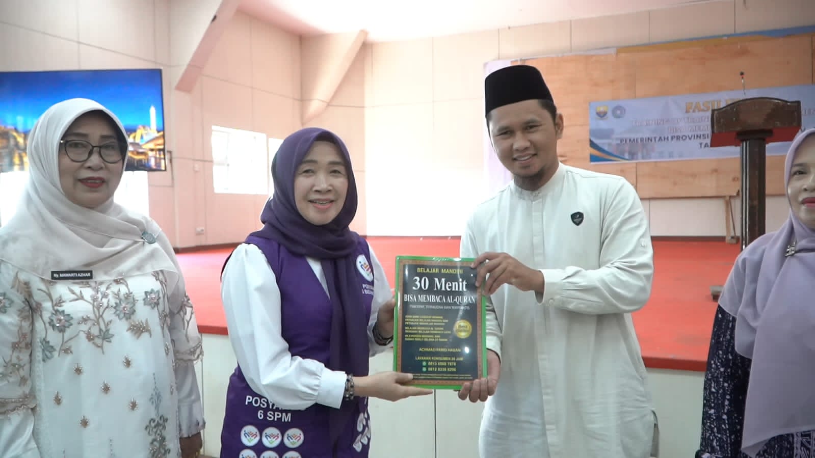 Ketua TP PKK Provinsi Jambi, Hesti Haris menggelar kegiatan Training of Trainer (ToT) metode 30 Menit Bisa Membaca Al-Qur'an di Kota Sungai Penuh
