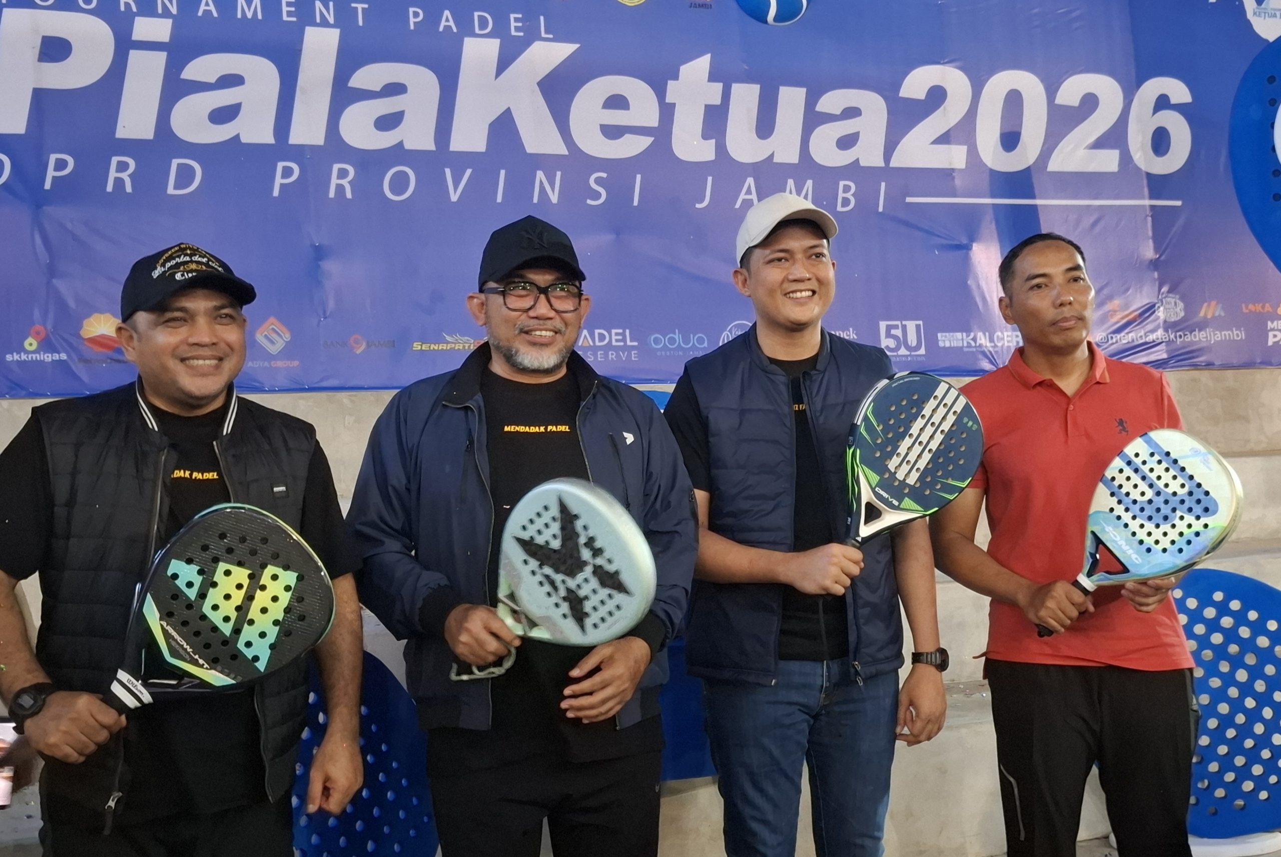 Pembukaan turnamen Padel Piala Ketua DPRD Provinsi Jambi