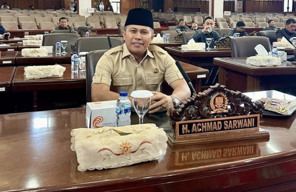 Anggota DPRD ProvinsiJambi, dari Fraksi Partai Gerindra, H. Achmad Sarwani