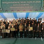 Kontingen Jambi dalam ajang MTQ tingkat Nasional XXXl tahun 2026 di Jawa Tengah