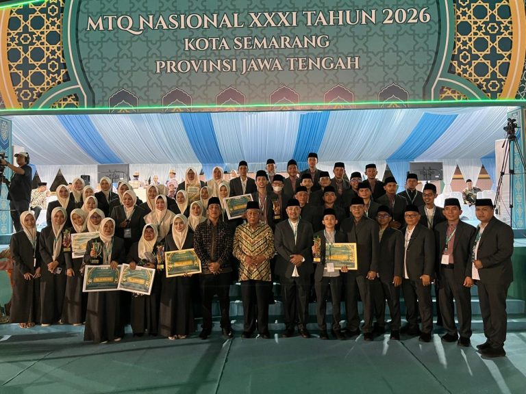 Kontingen Jambi dalam ajang MTQ tingkat Nasional XXXl tahun 2026 di Jawa Tengah