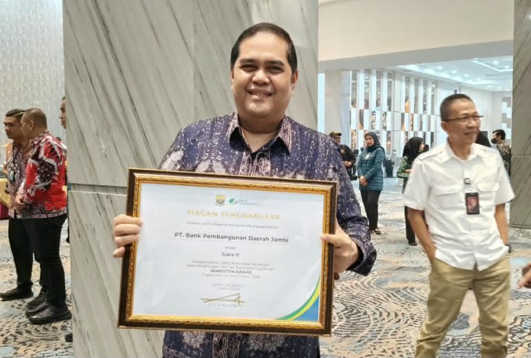 Bank Jambi raih peringkat III Jamsostek award 2026